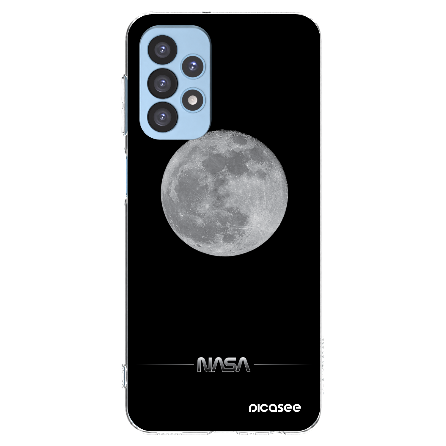 Picasee silikonski prozorni ovitek za Samsung Galaxy A23 A235F 4G - Moon Minimal
