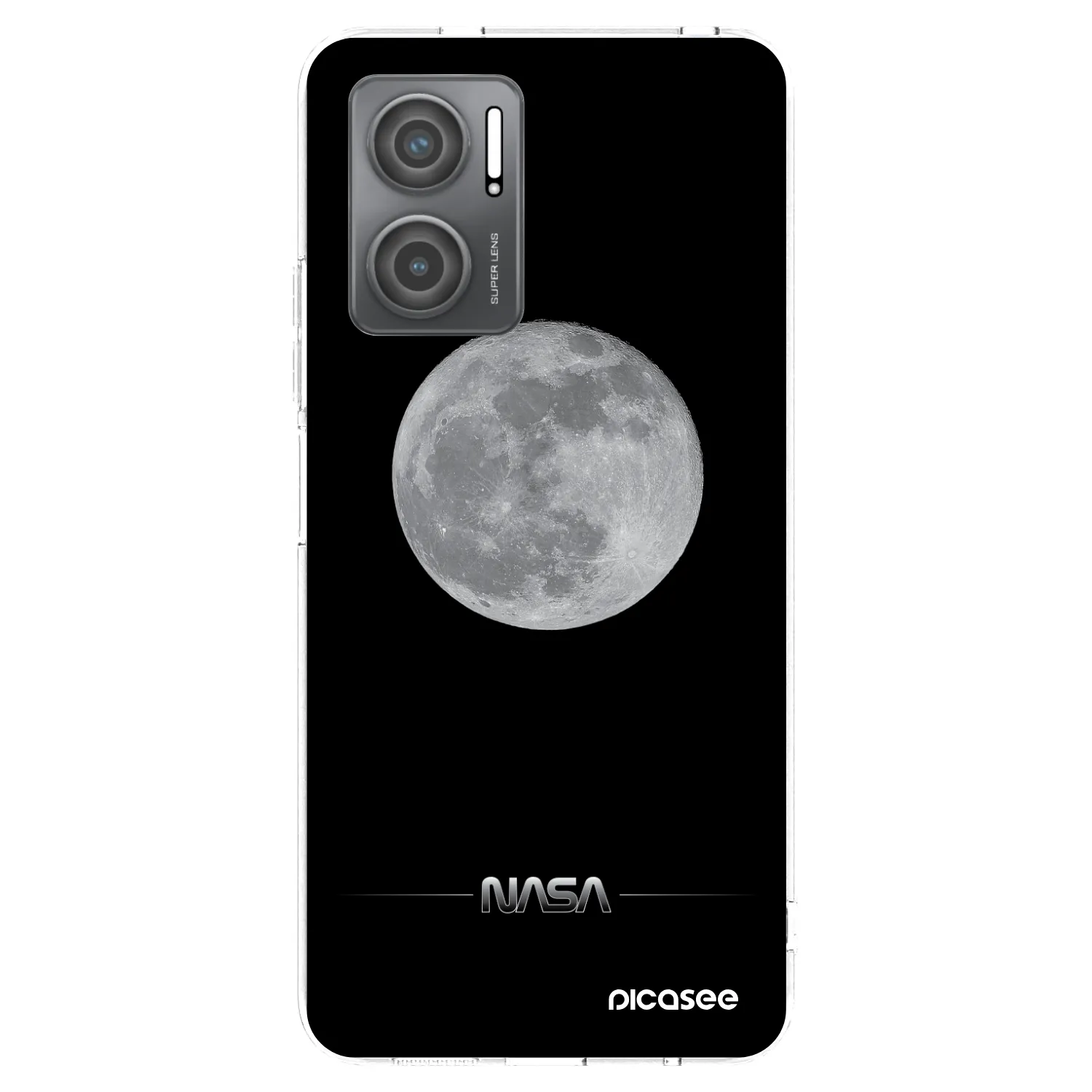 Picasee silikonski prozorni ovitek za Xiaomi Redmi 10 5G - Moon Minimal