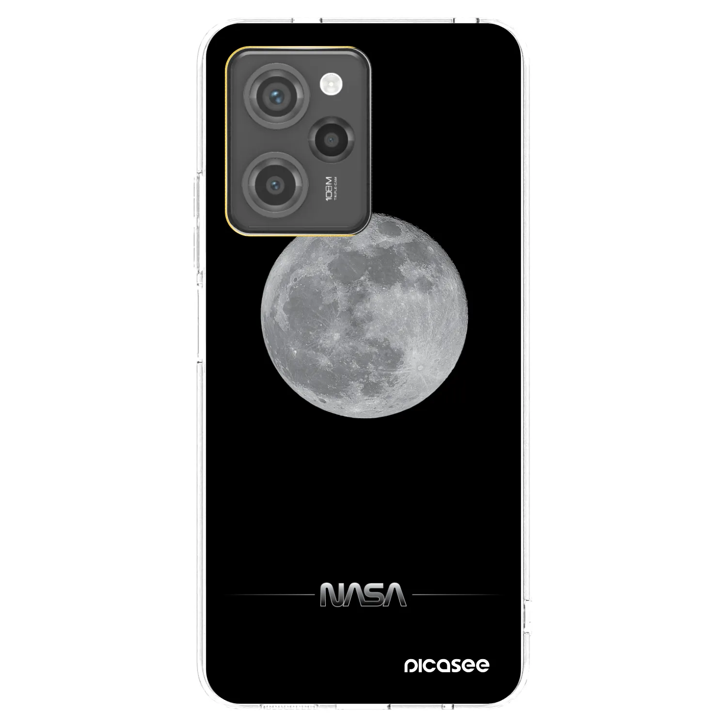 Picasee silikonski prozorni ovitek za Xiaomi Poco X5 Pro - Moon Minimal