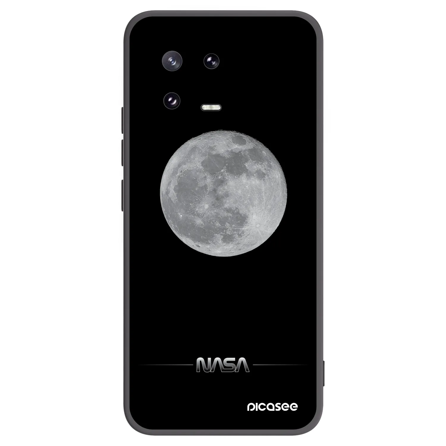 Picasee silikonski črni ovitek za Xiaomi 13 Pro - Moon Minimal