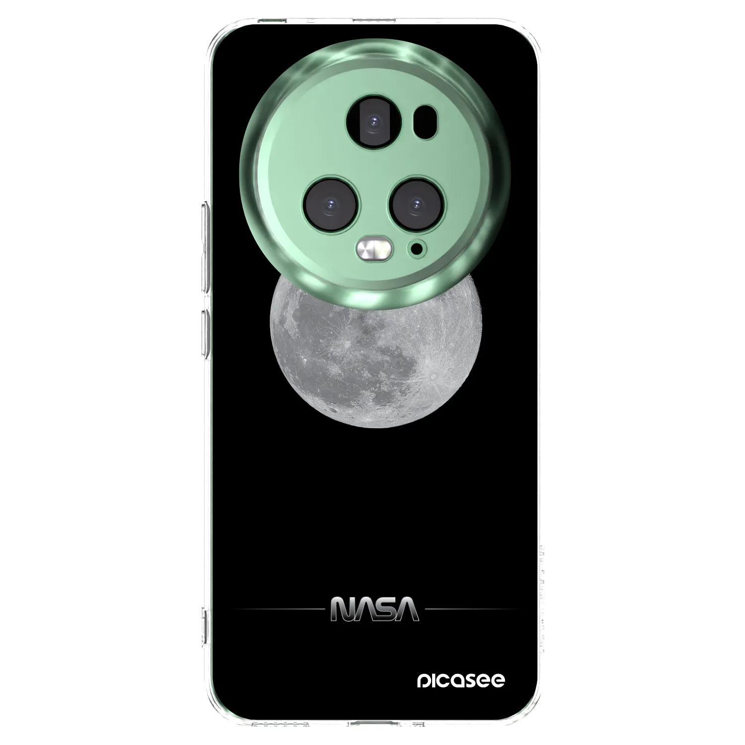 Picasee silikonski prozorni ovitek za Honor Magic5 Pro - Moon Minimal