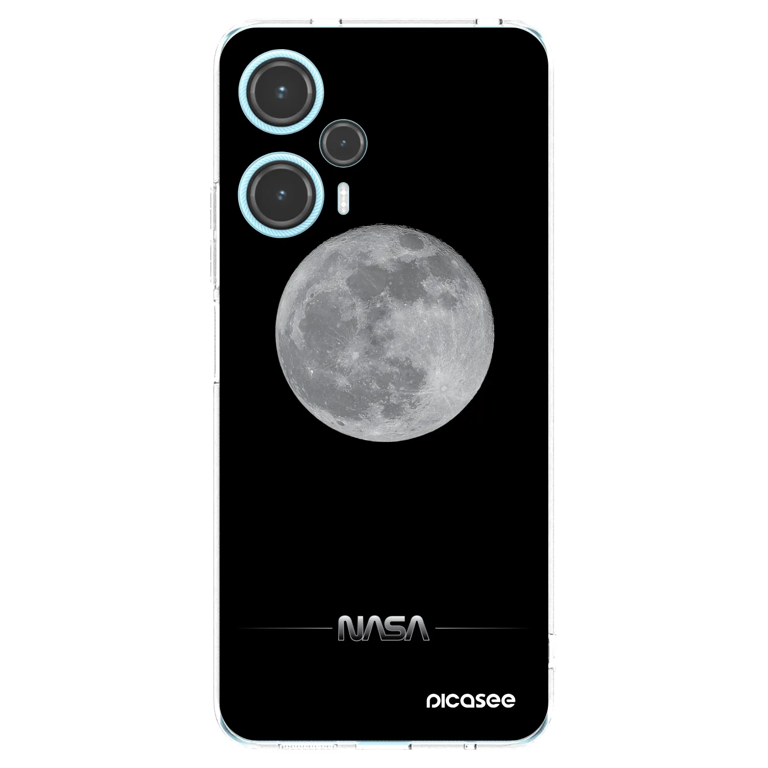 Picasee silikonski prozorni ovitek za Xiaomi Poco F5 - Moon Minimal
