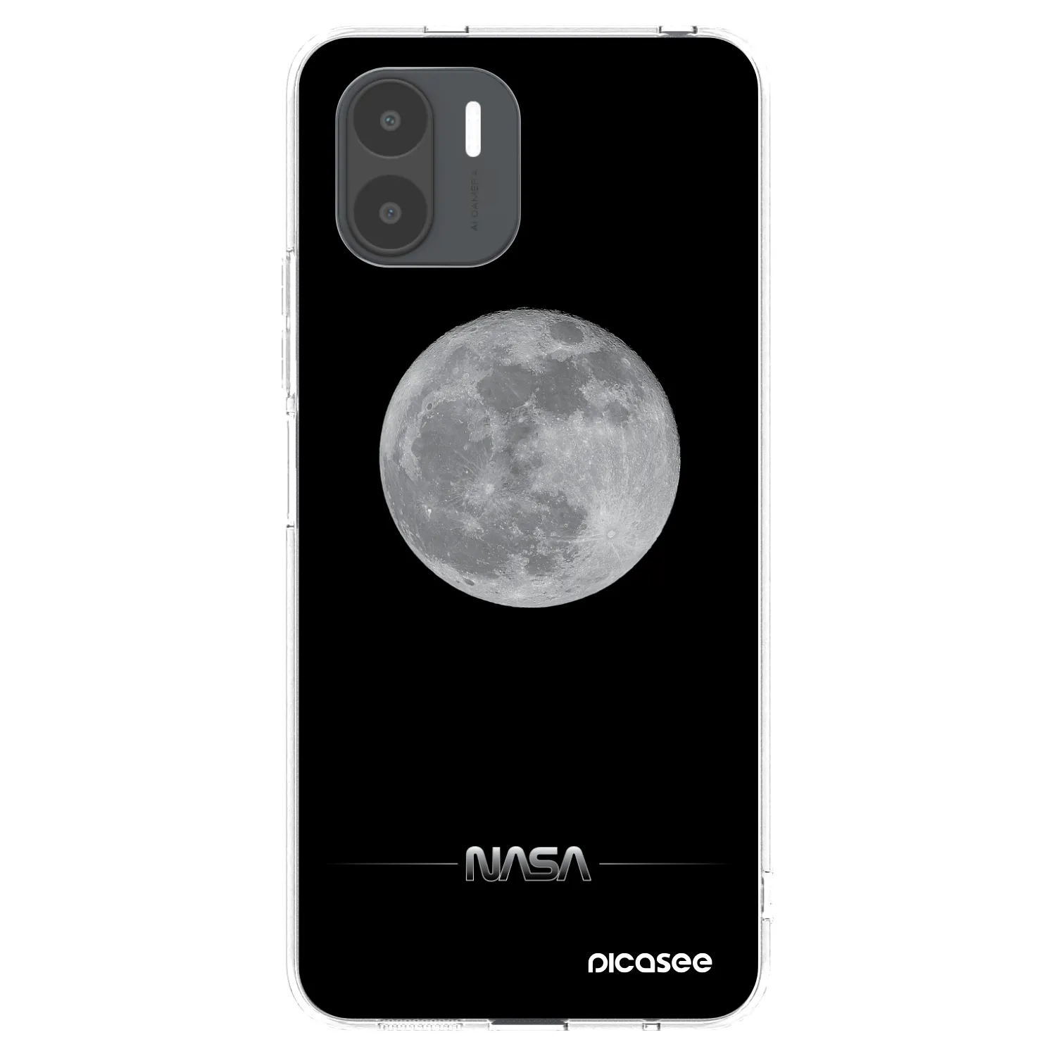 Picasee silikonski prozorni ovitek za Xiaomi Redmi A2 - Moon Minimal
