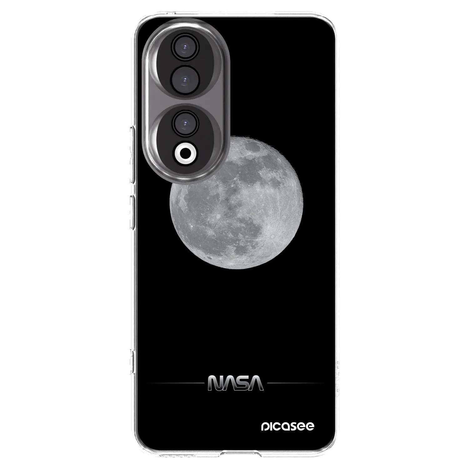 Picasee silikonski prozorni ovitek za Honor 90 5G - Moon Minimal