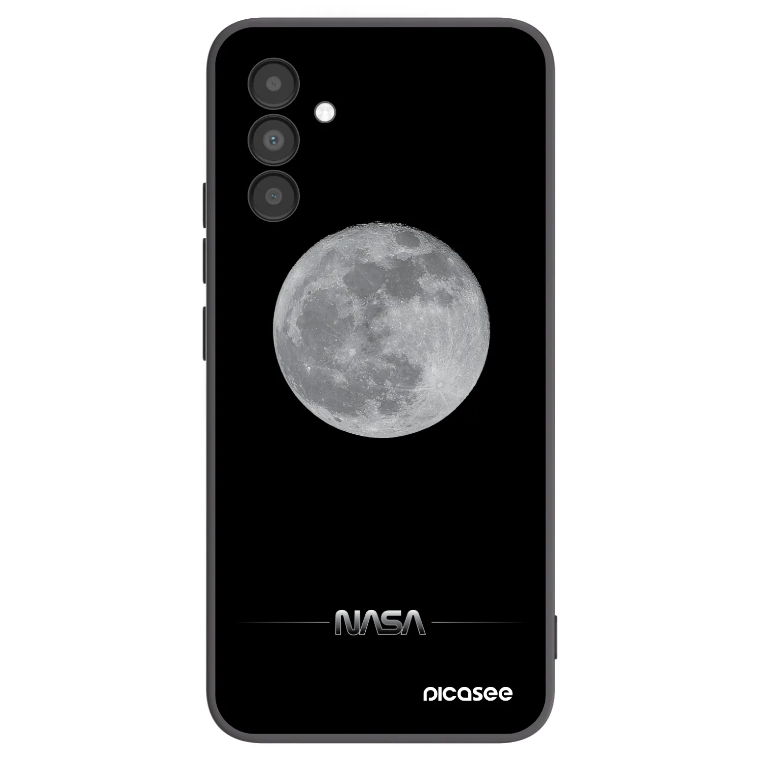 Picasee silikonski črni ovitek za Samsung Galaxy A04s A047F - Moon Minimal