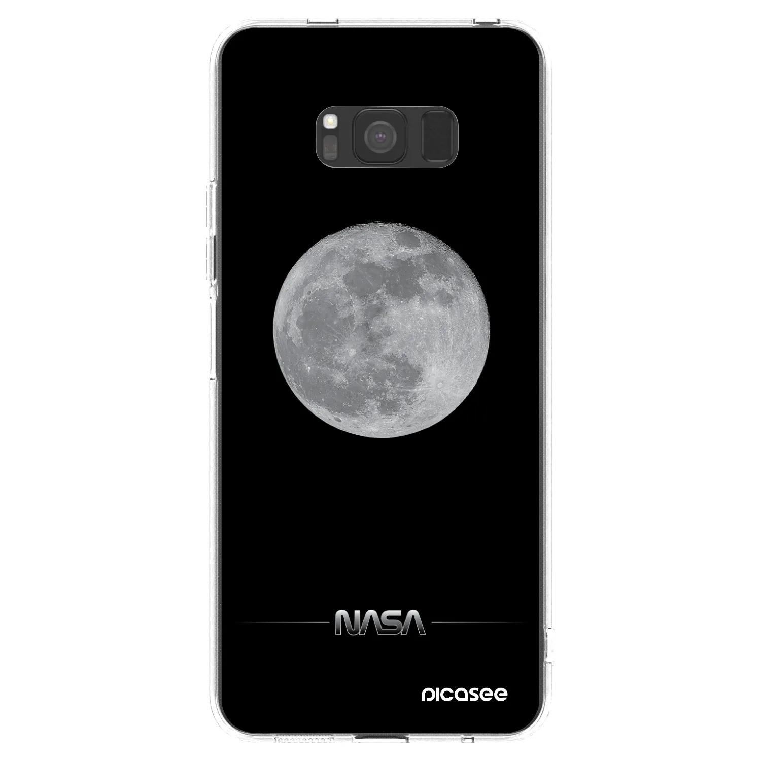 Picasee silikonski prozorni ovitek za Samsung Galaxy S8 G950F - Moon Minimal