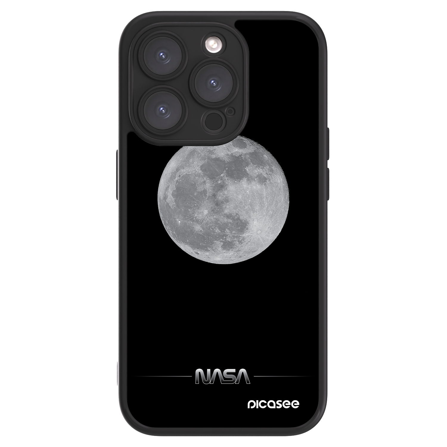 Picasee ULTIMATE CASE MagSafe za Apple iPhone 15 Pro - Moon Minimal