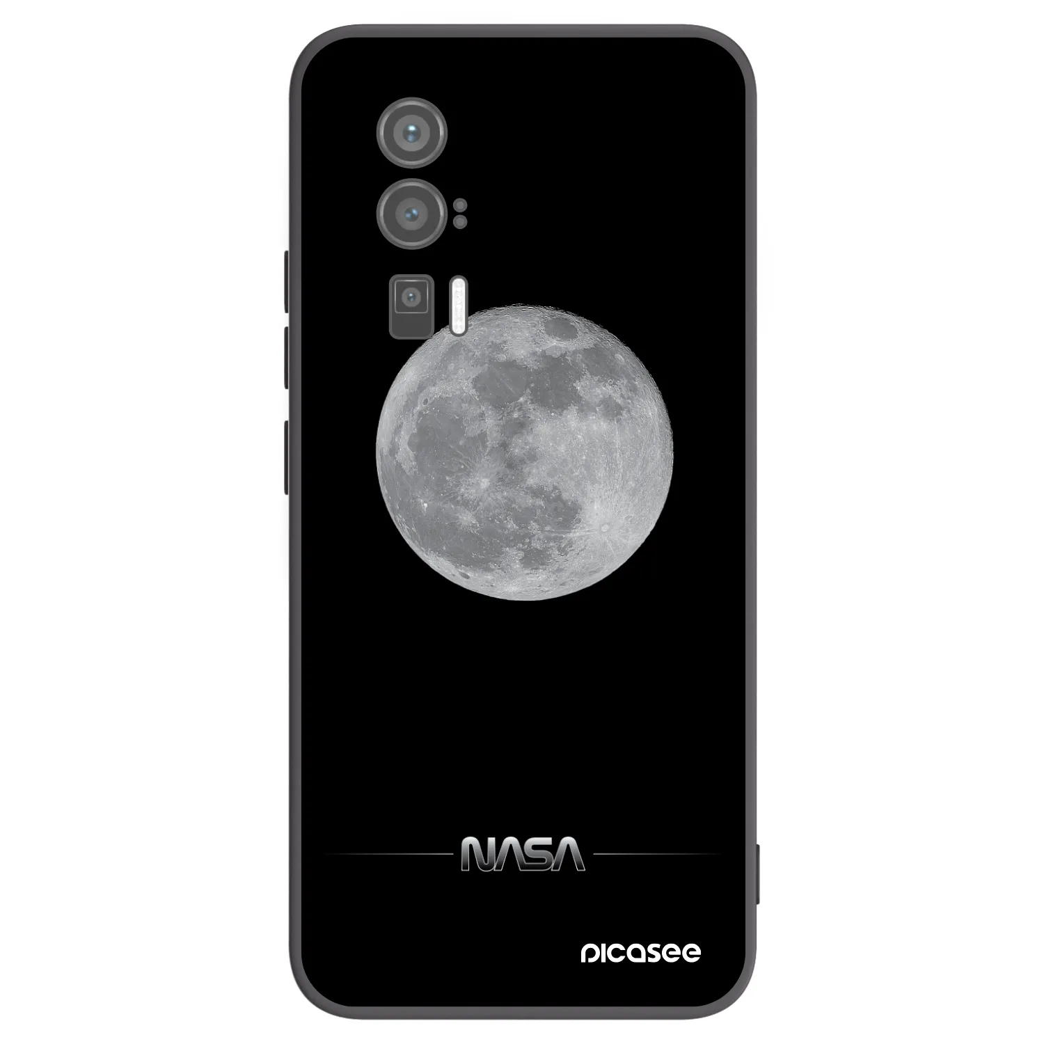 Picasee silikonski črni ovitek za Xiaomi Poco F5 Pro 5G - Moon Minimal
