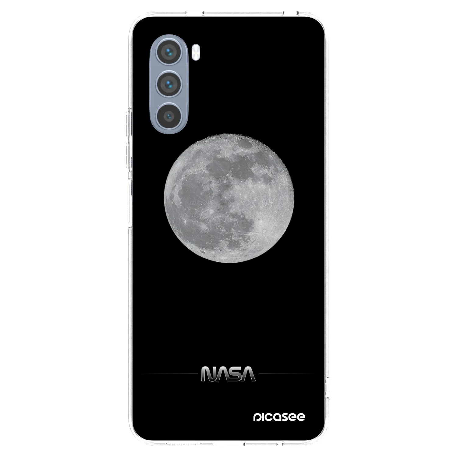 Picasee silikonski prozorni ovitek za Motorola Moto G62 - Moon Minimal