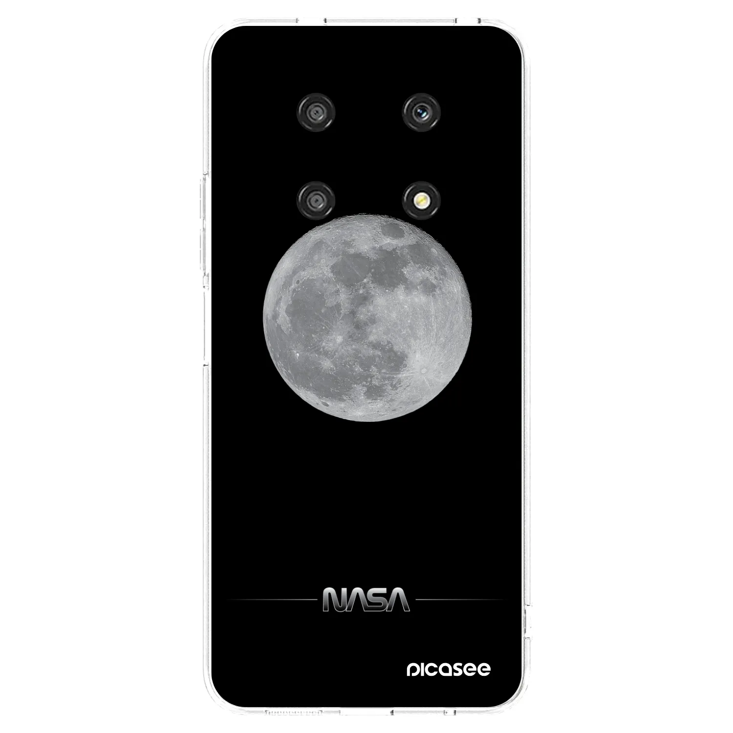 Picasee silikonski prozorni ovitek za Honor Magic4 Lite 5G - Moon Minimal