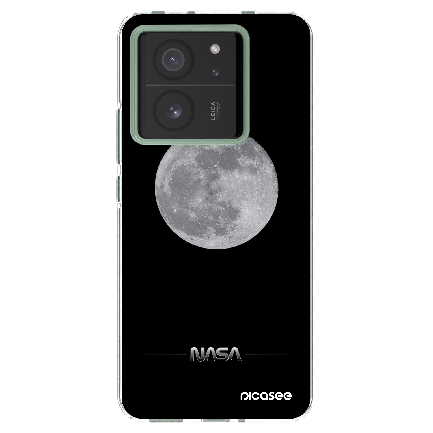 Picasee silikonski prozorni ovitek za Xiaomi 13T Pro - Moon Minimal