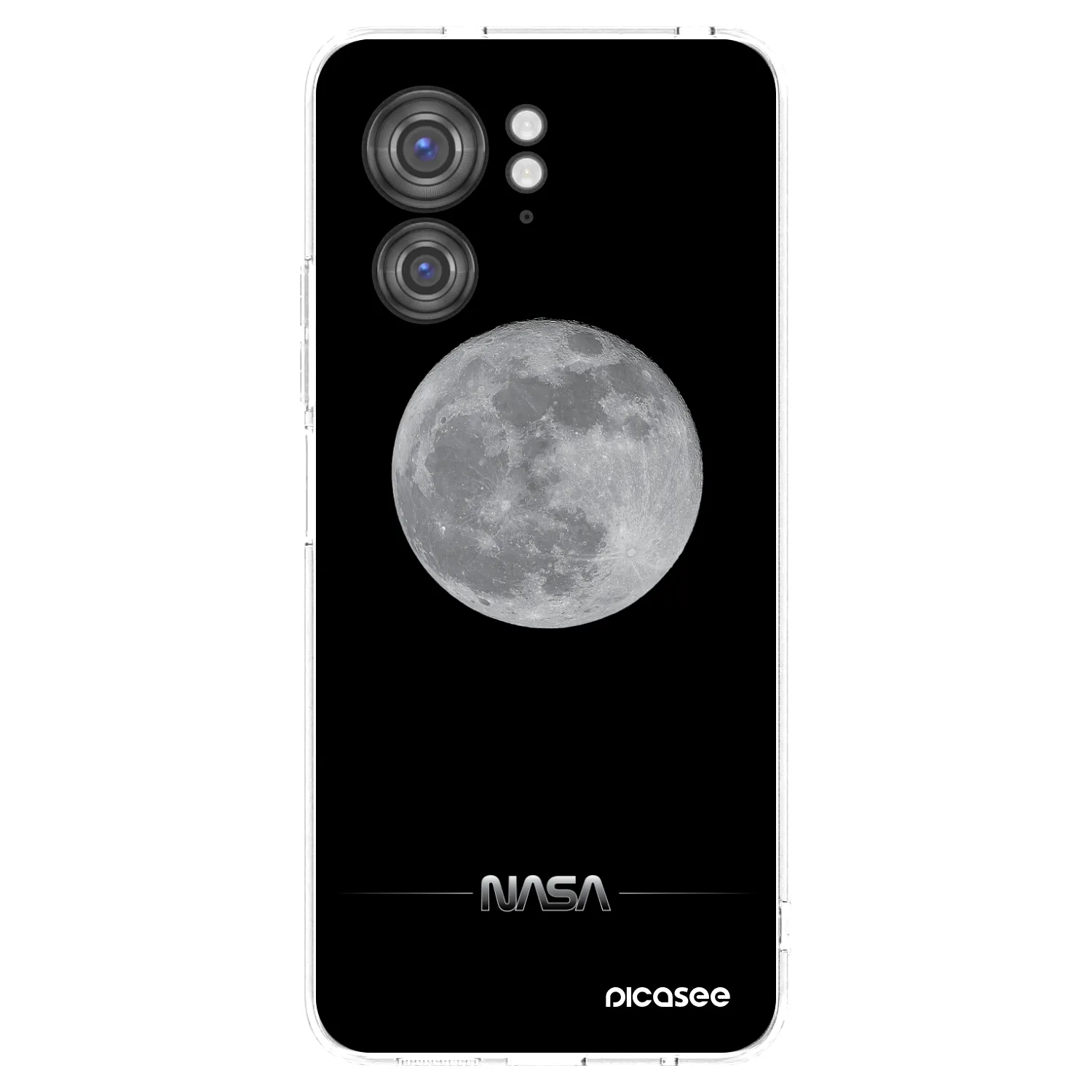 Picasee silikonski prozorni ovitek za Motorola Edge 40 - Moon Minimal
