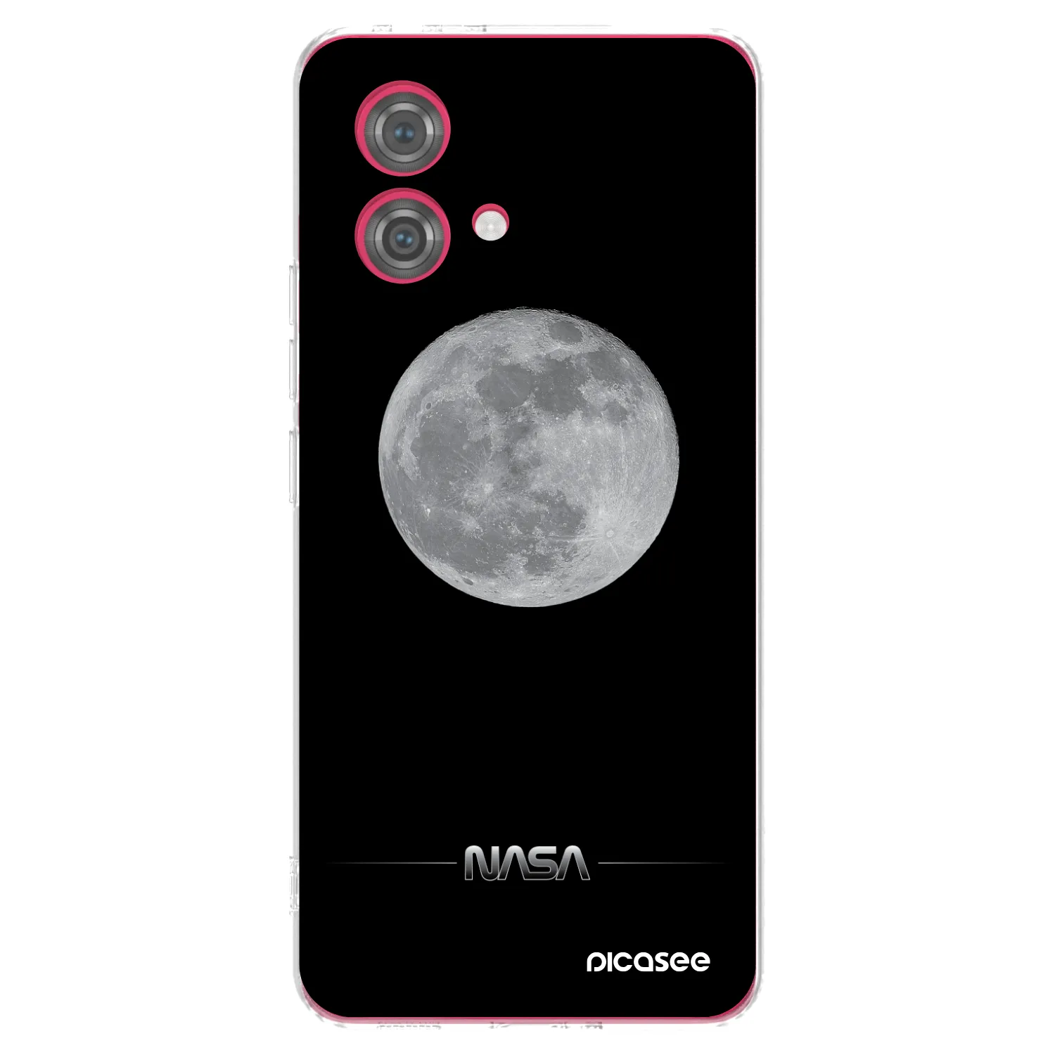 Picasee silikonski prozorni ovitek za Motorola Moto G84 5G - Moon Minimal
