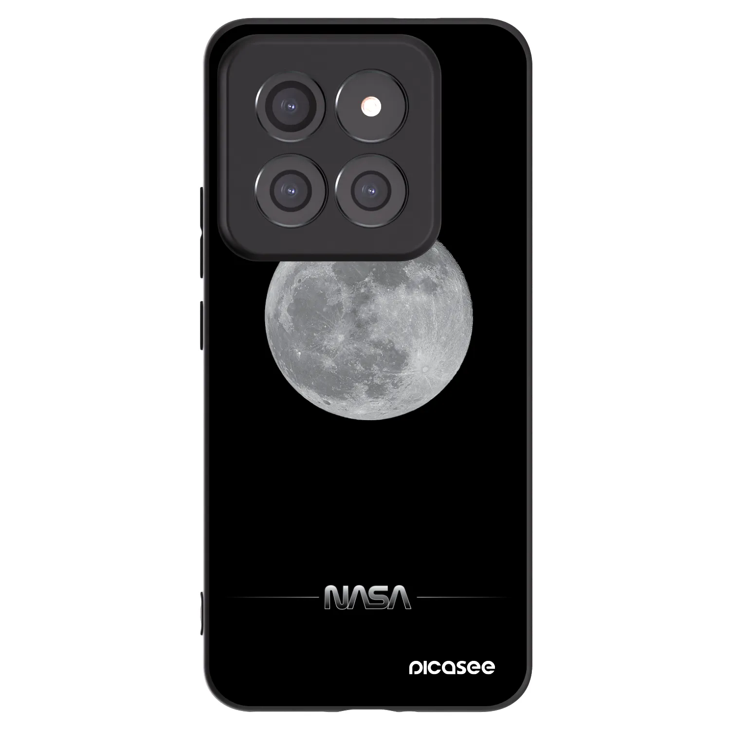 Picasee silikonski črni ovitek za Xiaomi 14 Pro - Moon Minimal