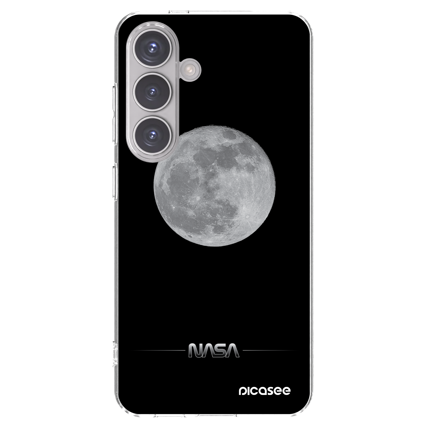 Picasee silikonski prozorni ovitek za Samsung Galaxy S24 S921B 5G - Moon Minimal