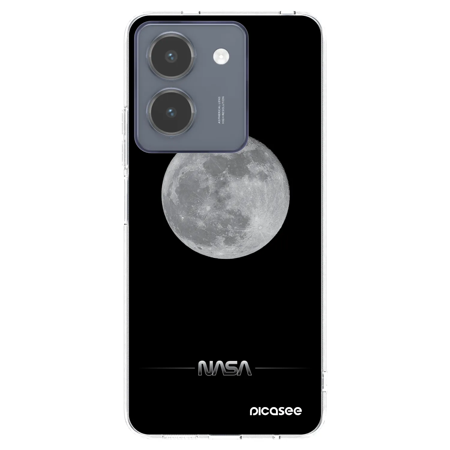Picasee silikonski prozorni ovitek za Vivo Y36 4G - Moon Minimal