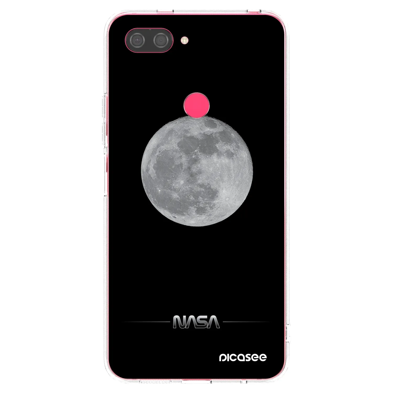 Picasee silikonski prozorni ovitek za Xiaomi Mi 8 Lite - Moon Minimal