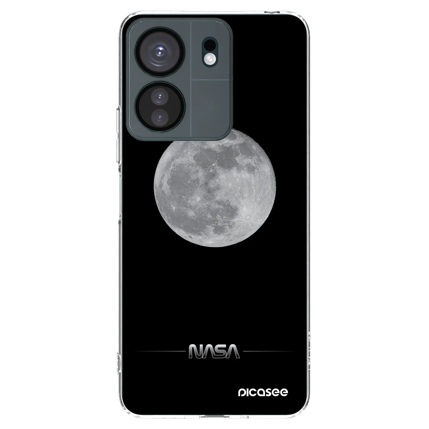 Picasee silikonski prozorni ovitek za Xiaomi Redmi 13C 4G - Moon Minimal