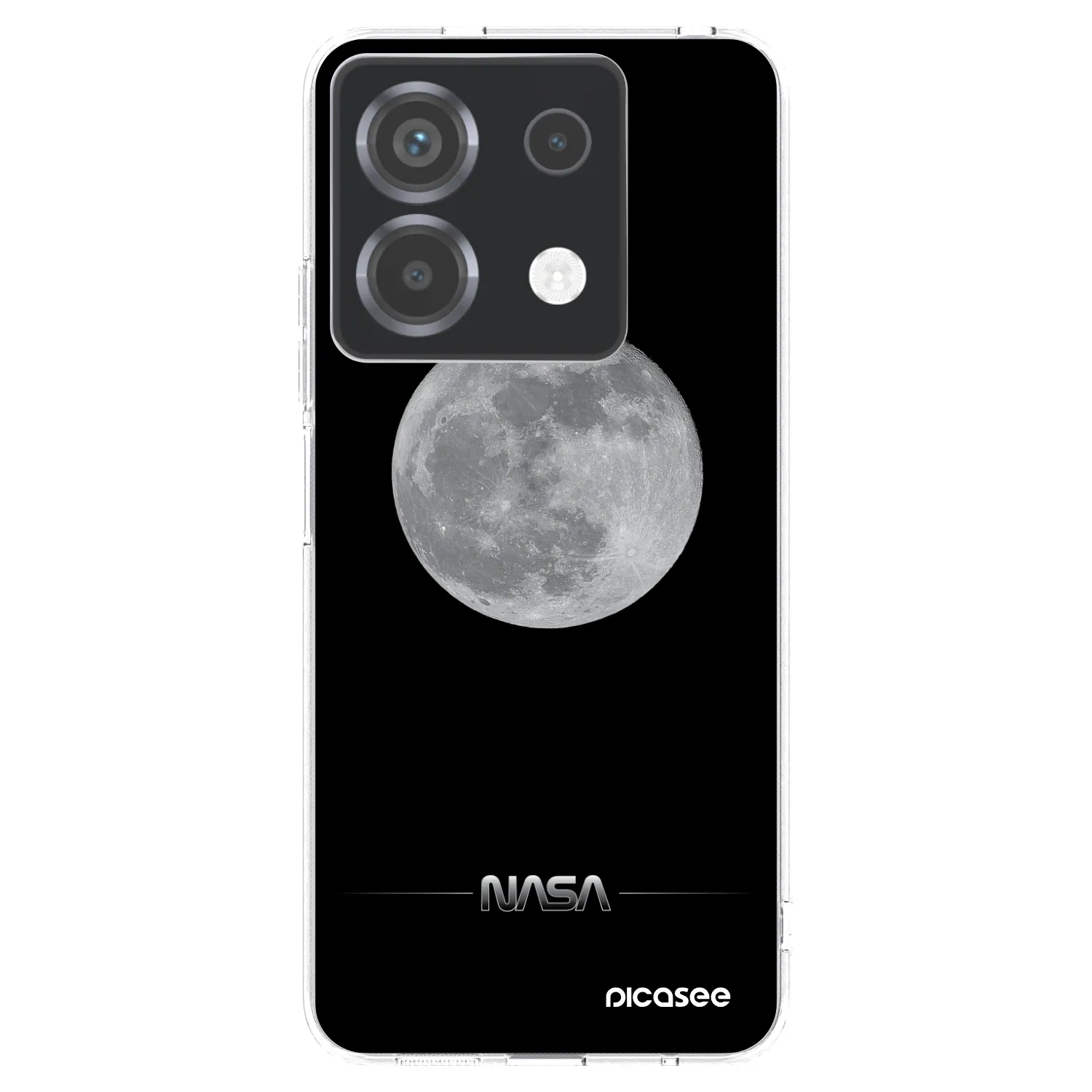 Picasee silikonski prozorni ovitek za Xiaomi Poco X6 - Moon Minimal
