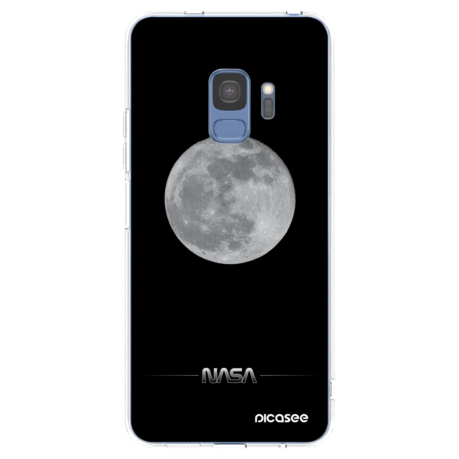 Picasee silikonski prozorni ovitek za Samsung Galaxy S9 G960F - Moon Minimal