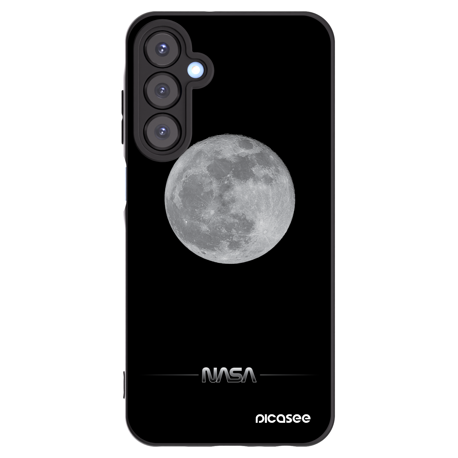 Picasee silikonski črni ovitek za Samsung Galaxy A25 A256B 5G - Moon Minimal