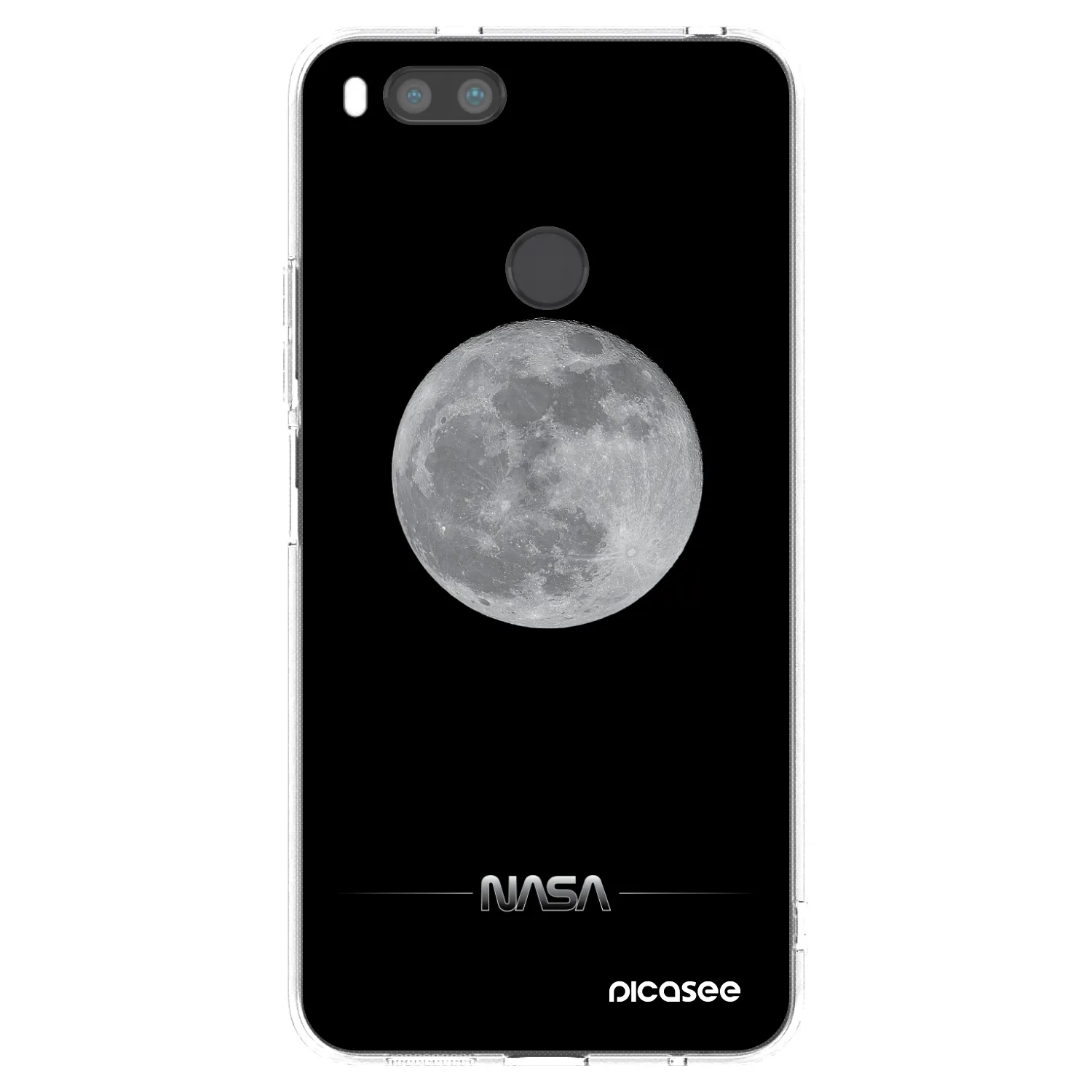 Picasee silikonski prozorni ovitek za Xiaomi Mi A1 Global - Moon Minimal