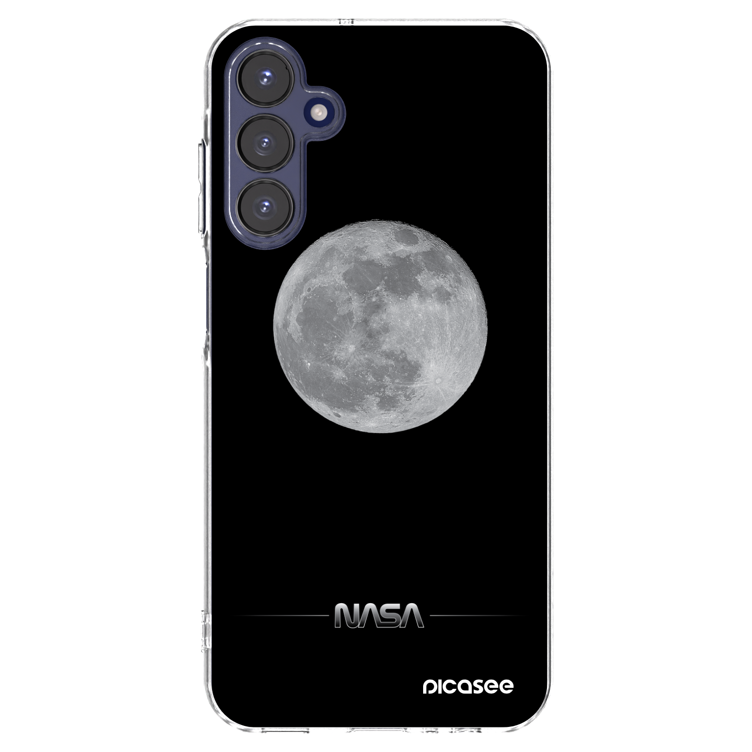 Picasee silikonski prozorni ovitek za Samsung Galaxy A15 A155F 4G - Moon Minimal