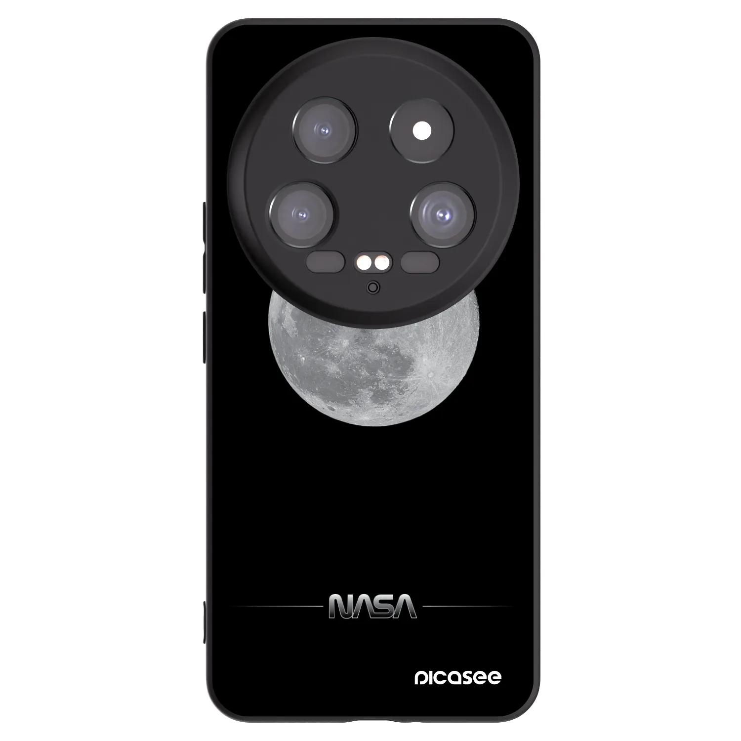 Picasee silikonski črni ovitek za Xiaomi 14 Ultra - Moon Minimal