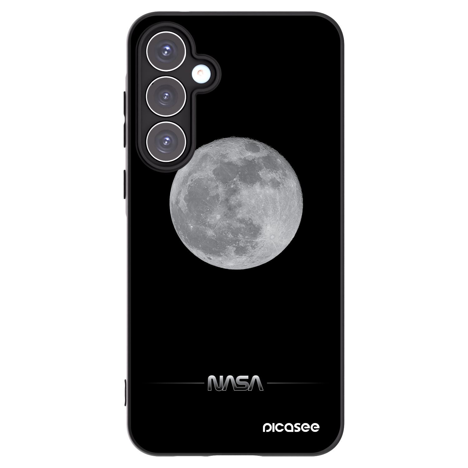 Picasee silikonski črni ovitek za Samsung Galaxy A55 5G A556B - Moon Minimal