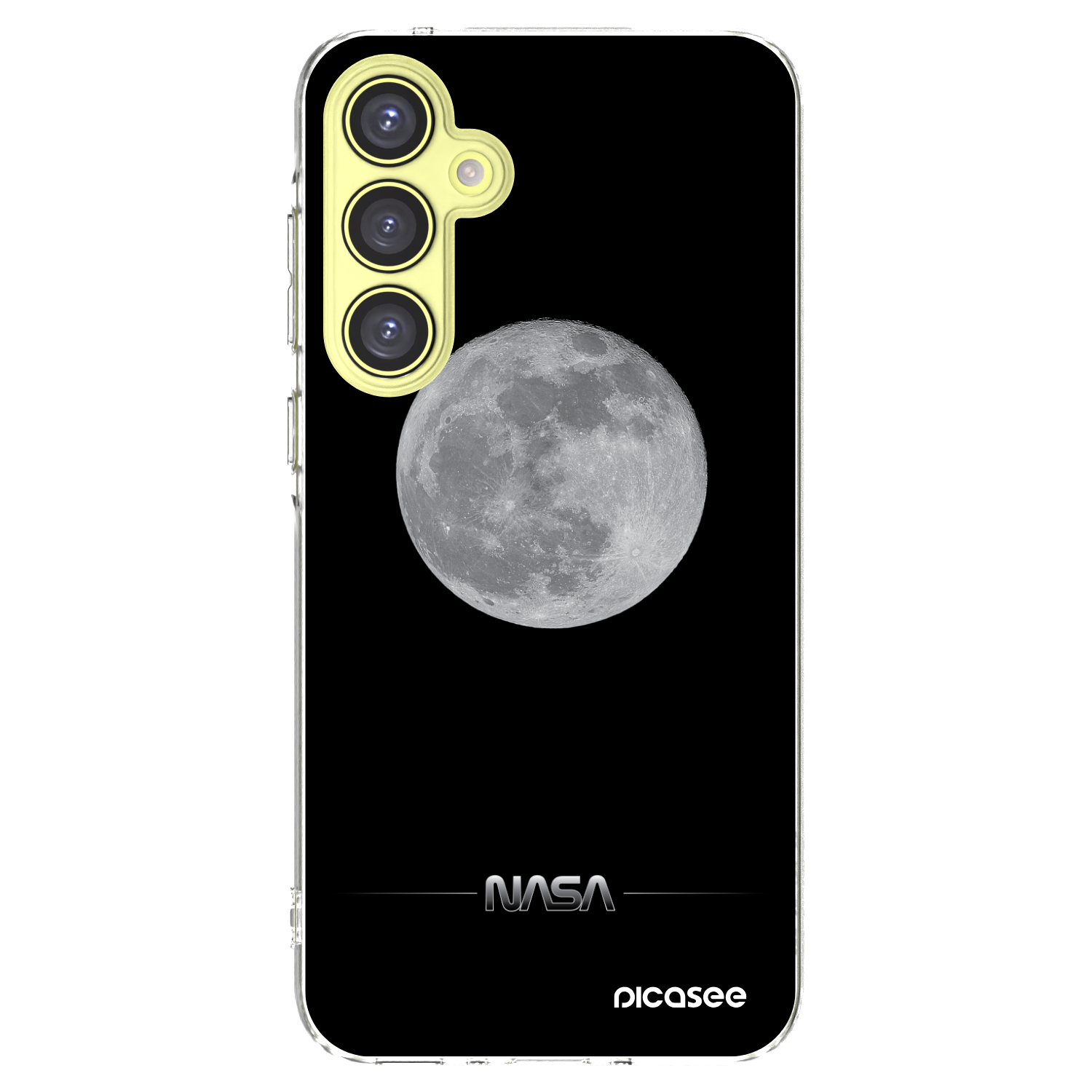 Picasee silikonski prozorni ovitek za Samsung Galaxy A35 5G A356B - Moon Minimal