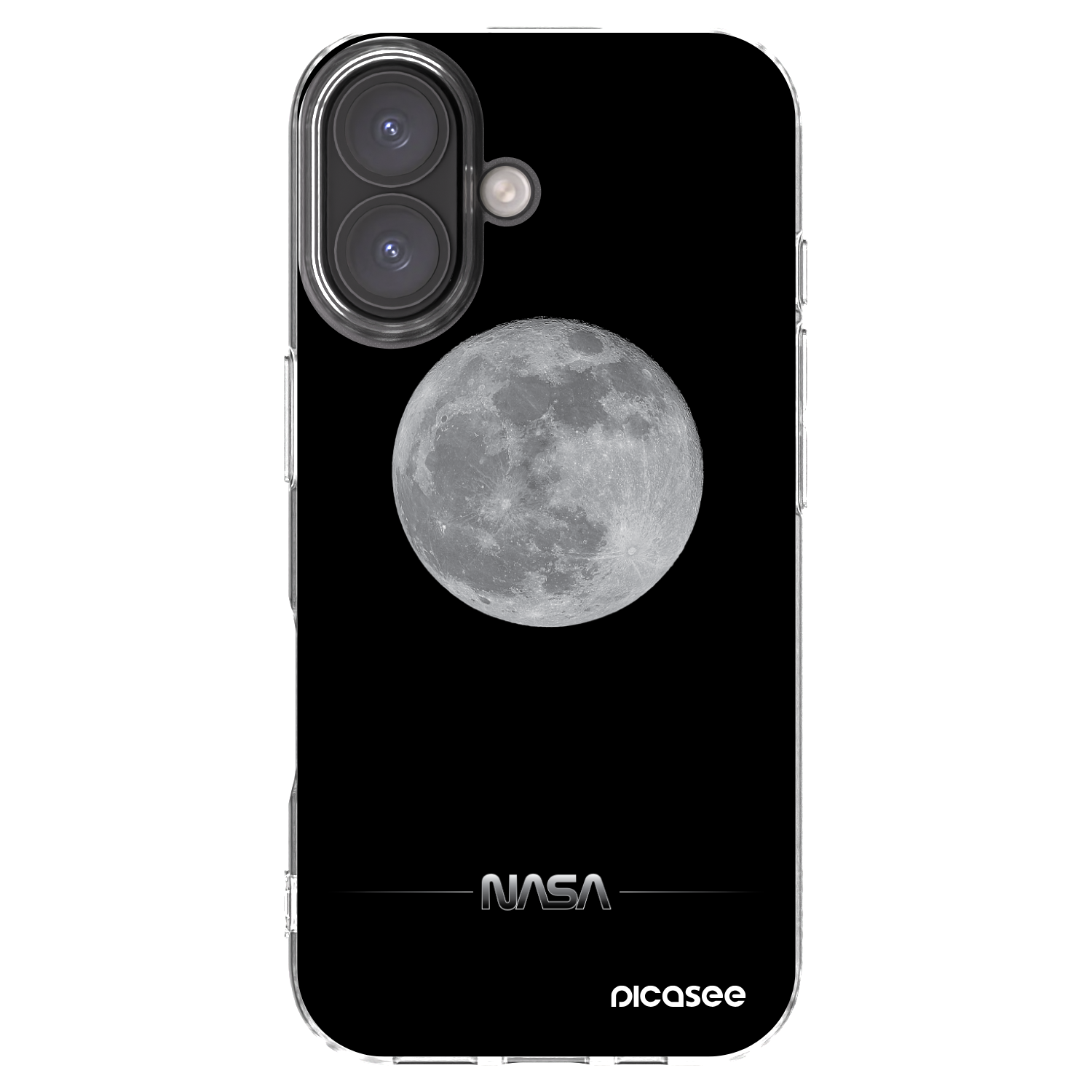 Picasee silikonski prozorni ovitek za Apple iPhone 16 - Moon Minimal