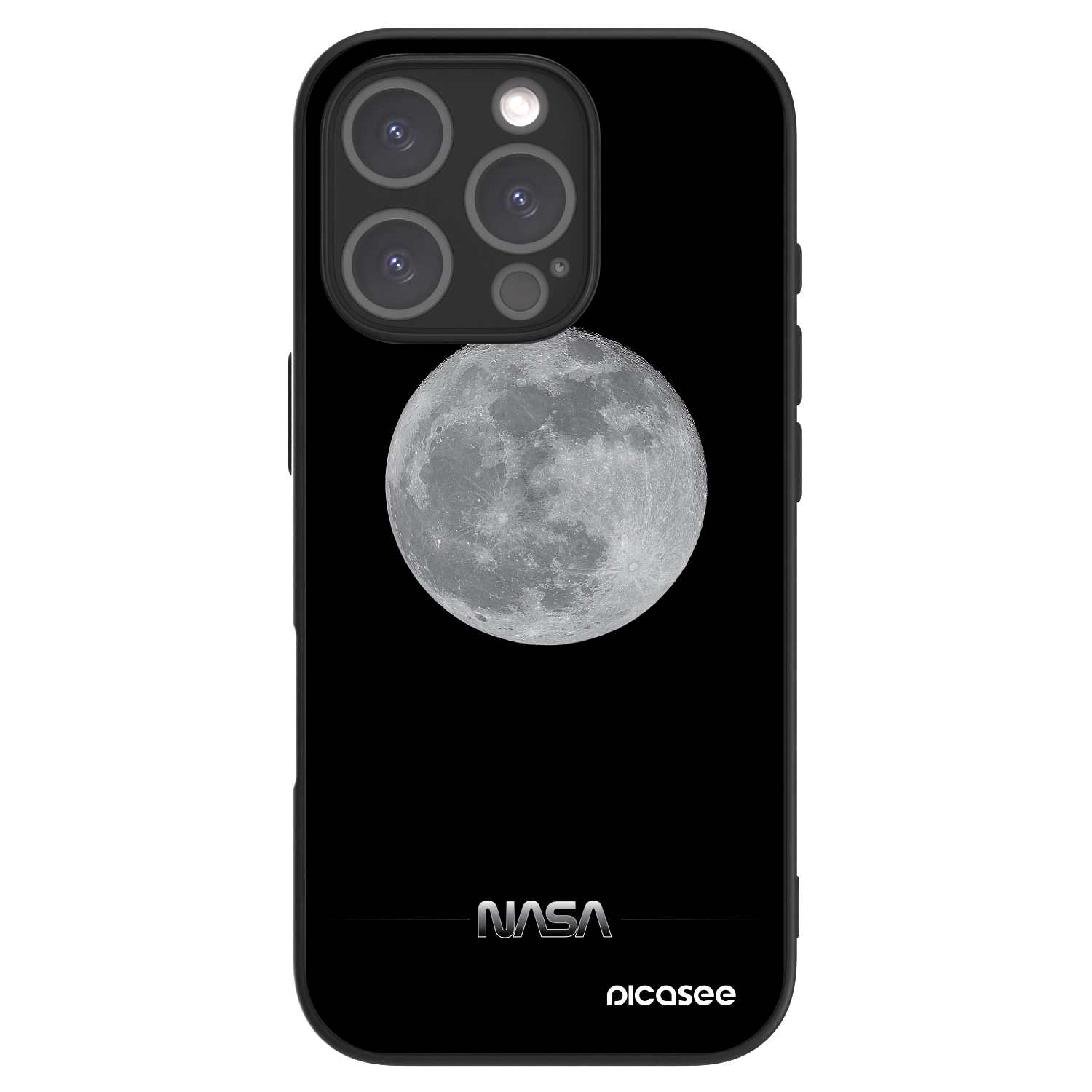 Picasee ULTIMATE CASE MagSafe za Apple iPhone 16 Pro - Moon Minimal
