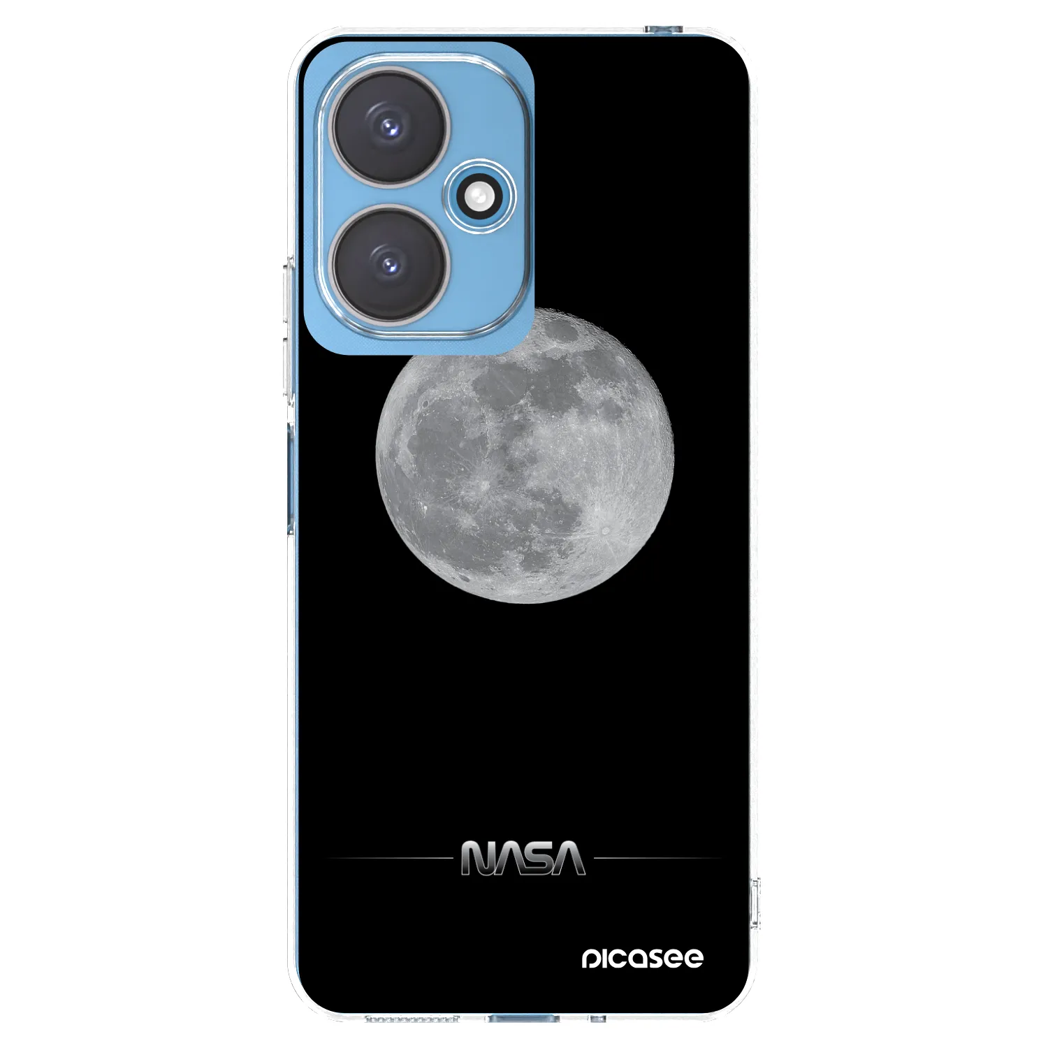 Picasee silikonski prozorni ovitek za Xiaomi Redmi 13C 5G - Moon Minimal