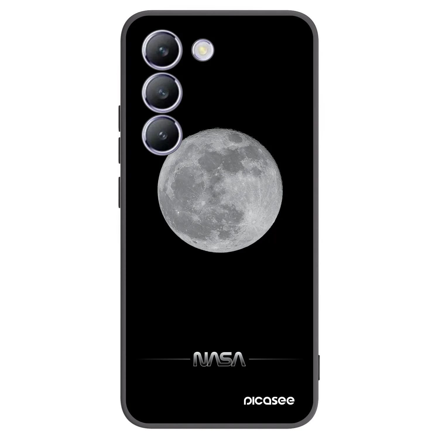 Picasee silikonski črni ovitek za Vivo V40 SE 5G - Moon Minimal