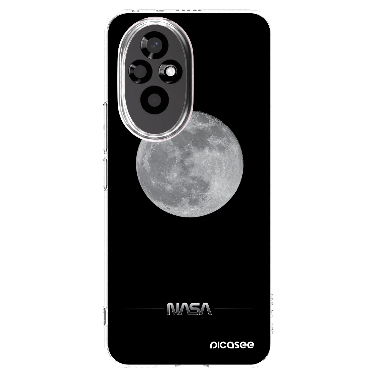 Picasee silikonski prozorni ovitek za Honor 200 Pro 5G - Moon Minimal