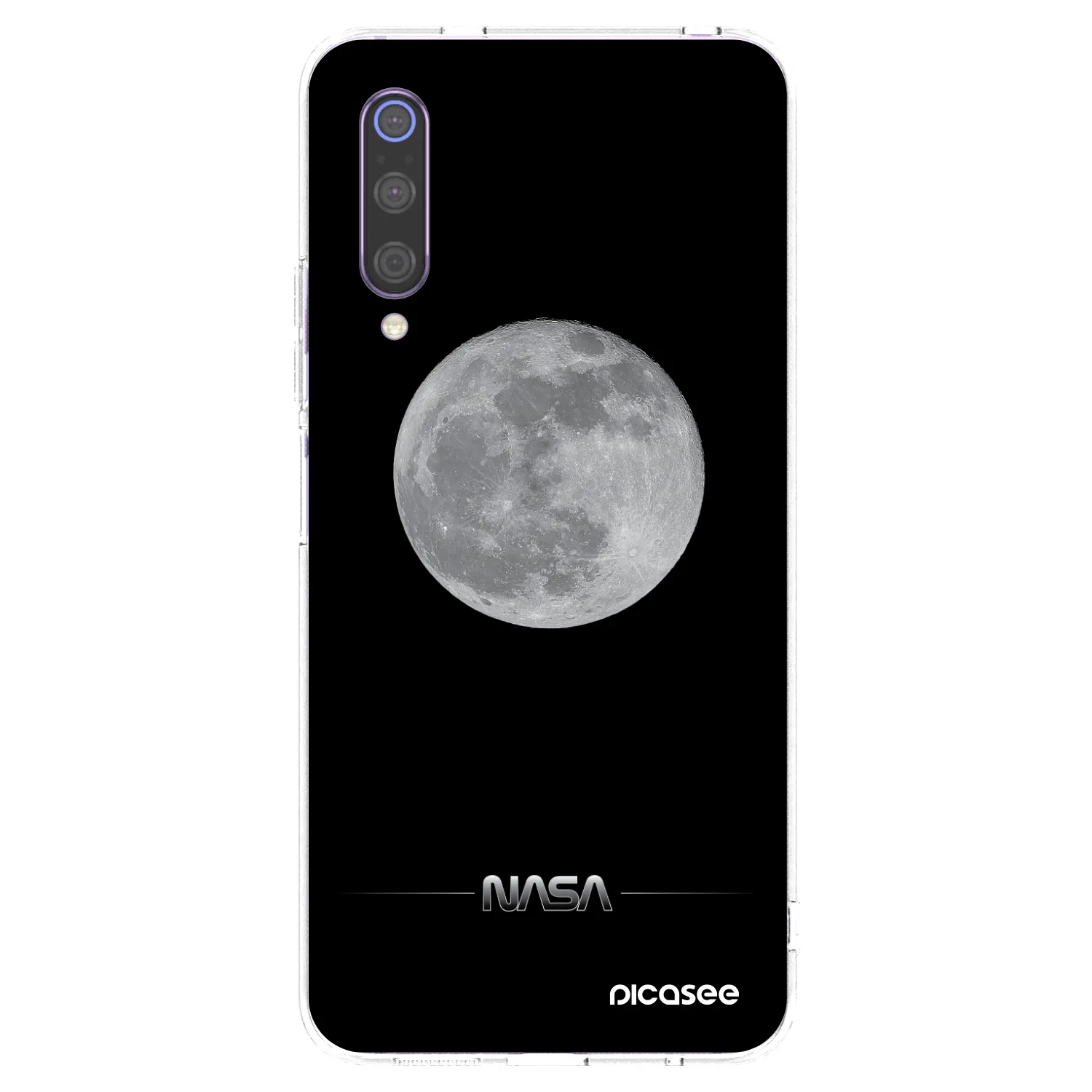 Picasee silikonski prozorni ovitek za Xiaomi Mi 9 - Moon Minimal