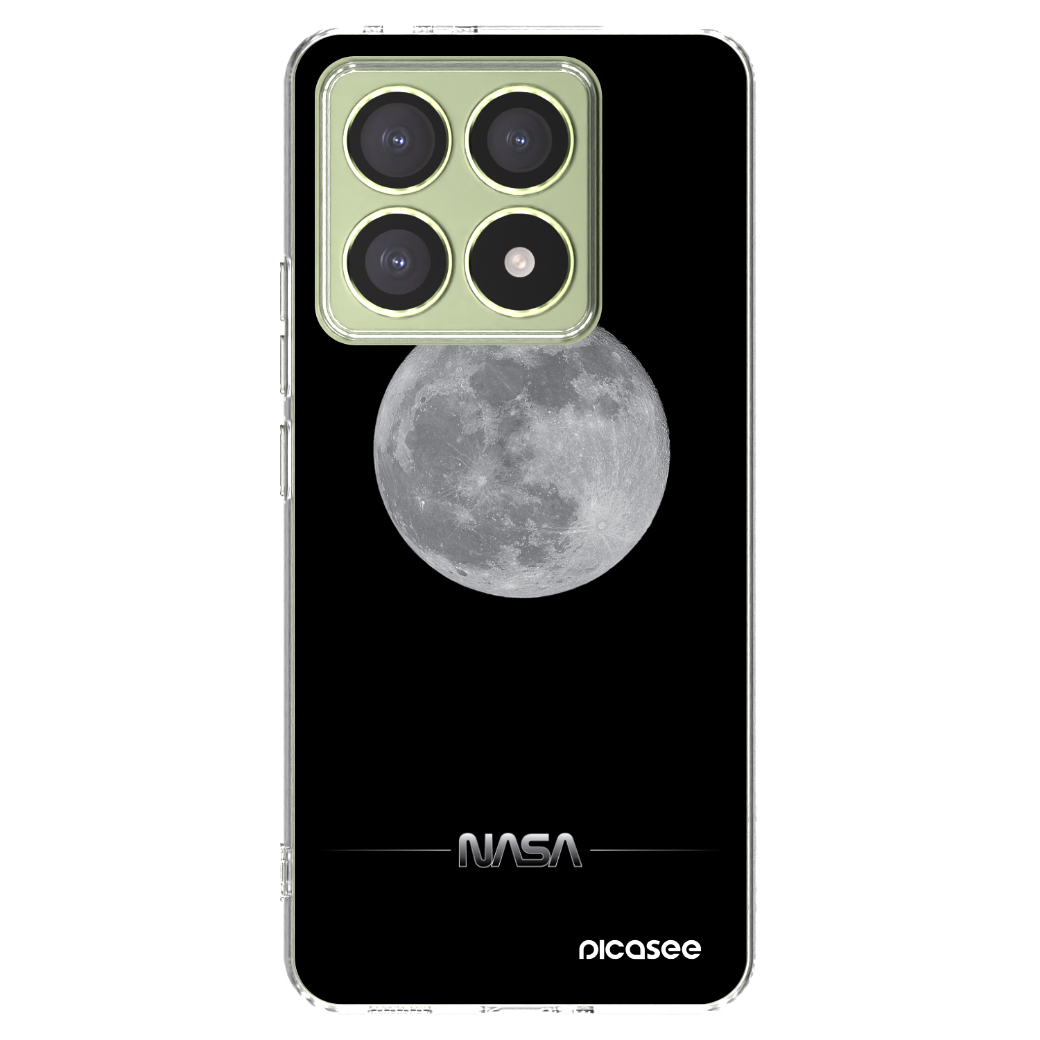 Picasee silikonski prozorni ovitek za Xiaomi 14T - Moon Minimal