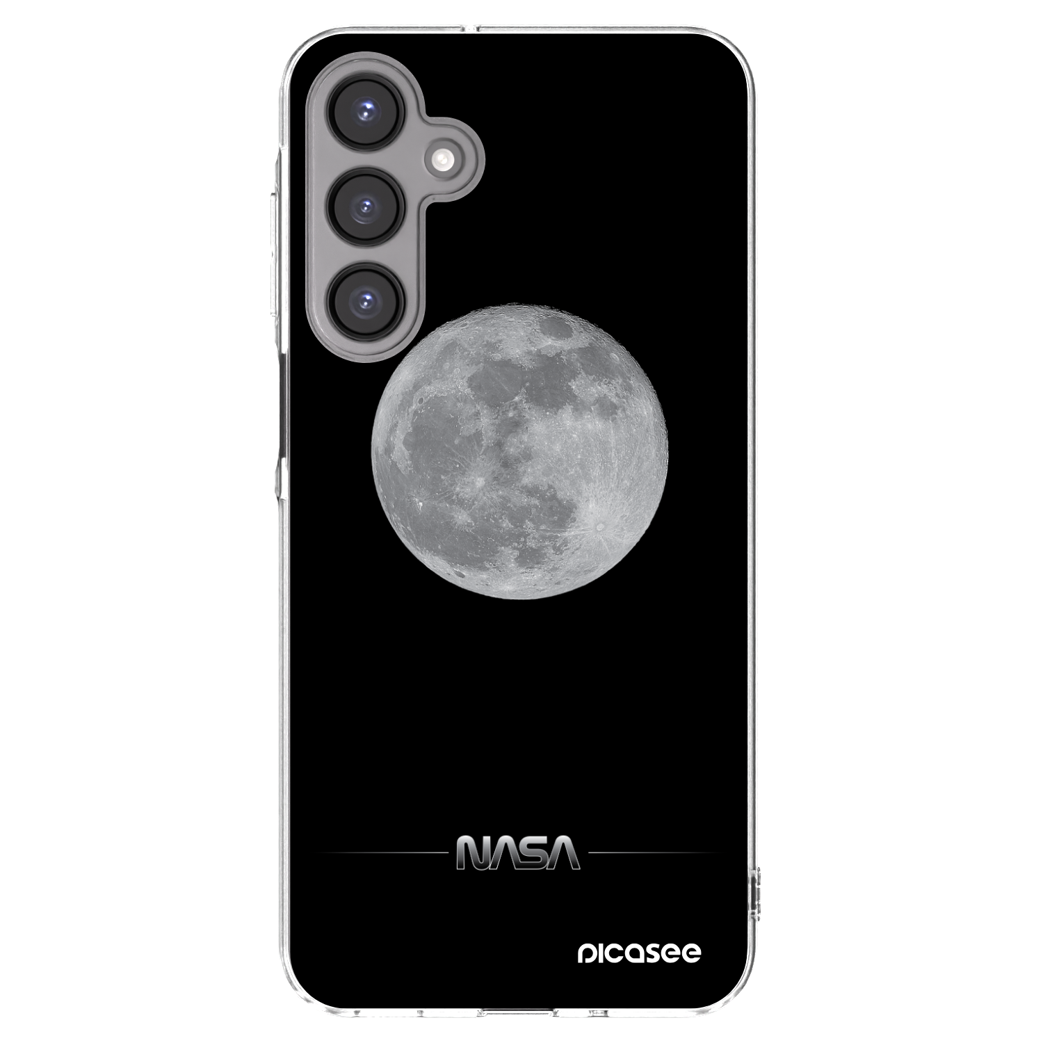 Picasee silikonski prozorni ovitek za Samsung Galaxy A16 5G - Moon Minimal