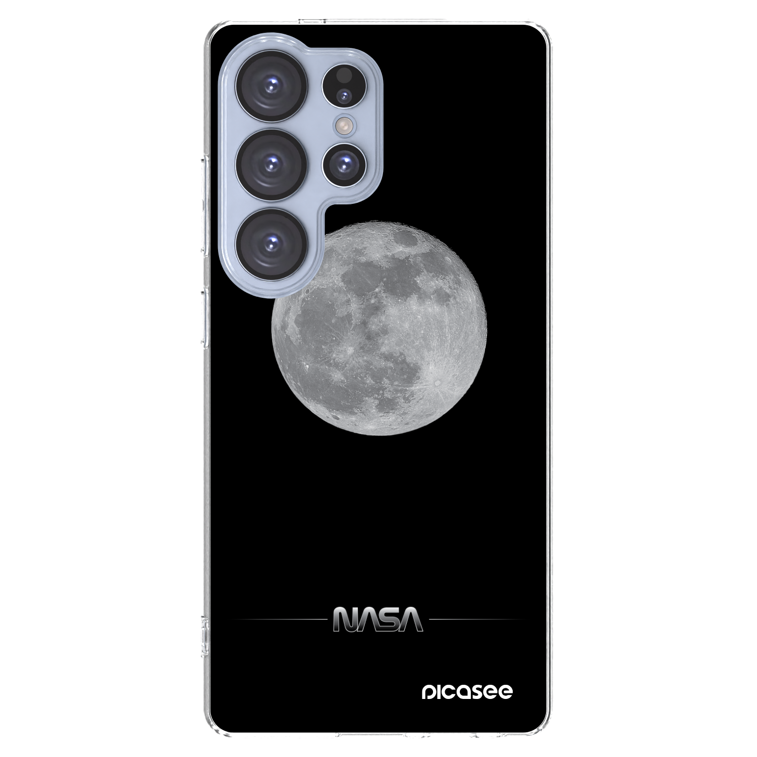 Picasee silikonski prozorni ovitek za Samsung Galaxy S25 Ultra 5G - Moon Minimal