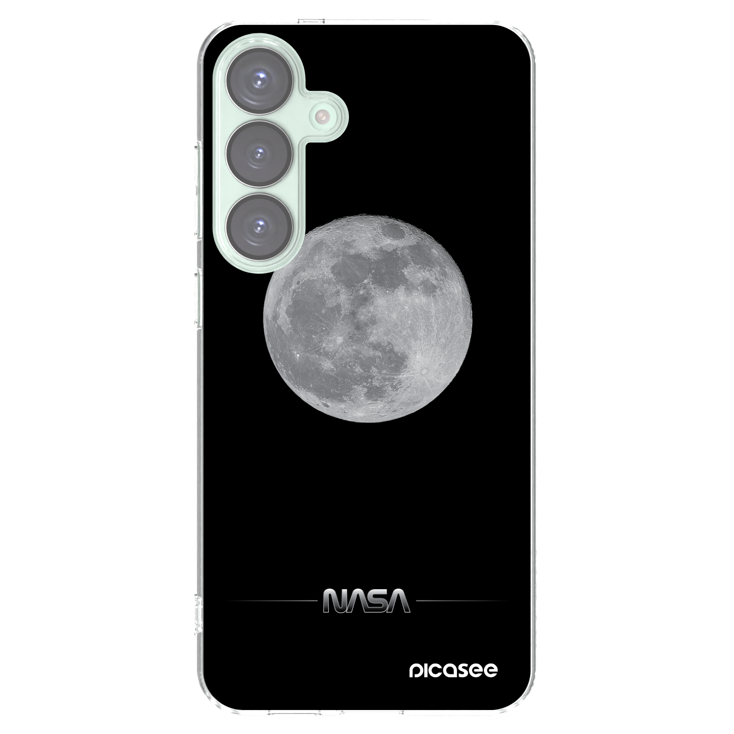 Picasee silikonski prozorni ovitek za Samsung Galaxy S25+ 5G - Moon Minimal