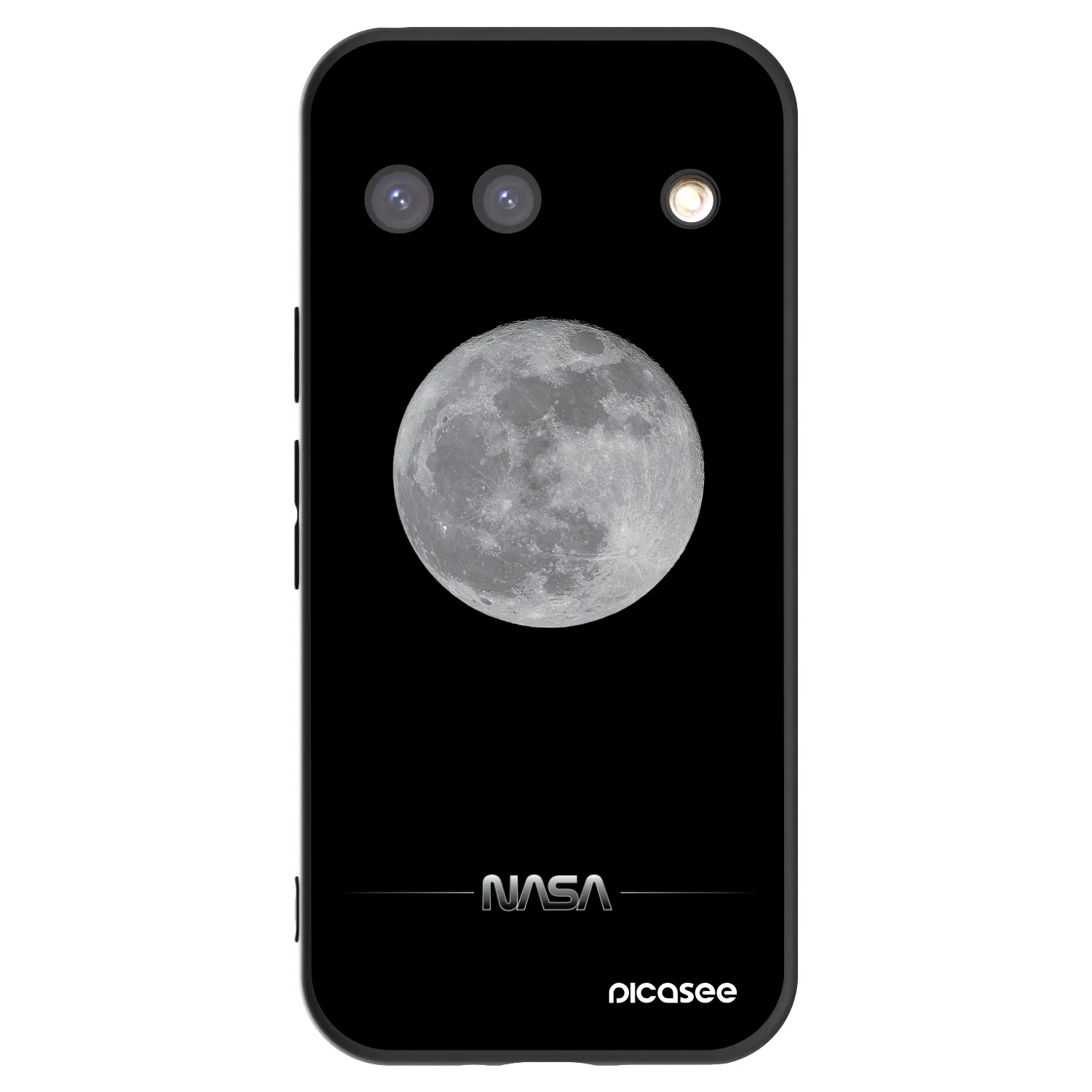 Picasee silikonski črni ovitek za Google Pixel 9 - Moon Minimal