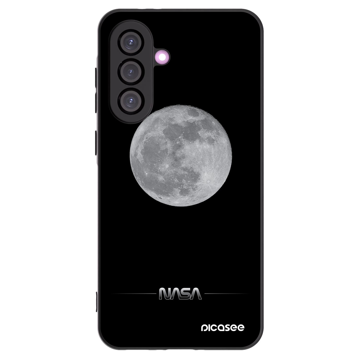 Picasee silikonski črni ovitek za Samsung Galaxy A36 5G - Moon Minimal