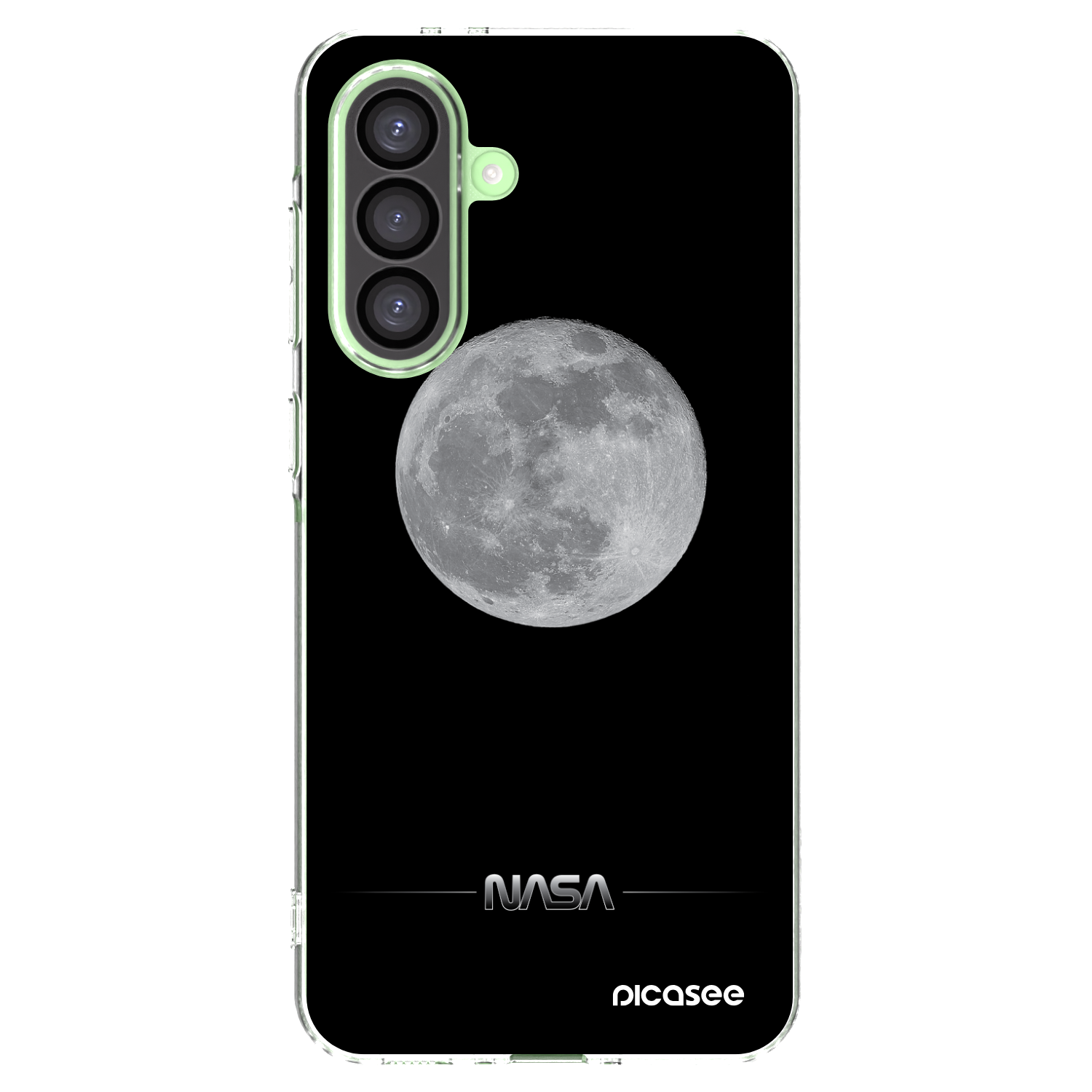 Picasee silikonski prozorni ovitek za Samsung Galaxy A26 5G A266B - Moon Minimal