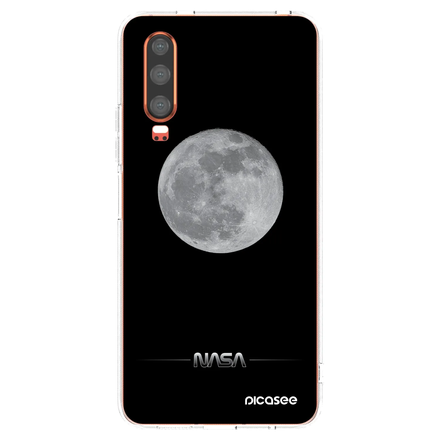 Picasee silikonski prozorni ovitek za Huawei P30 - Moon Minimal