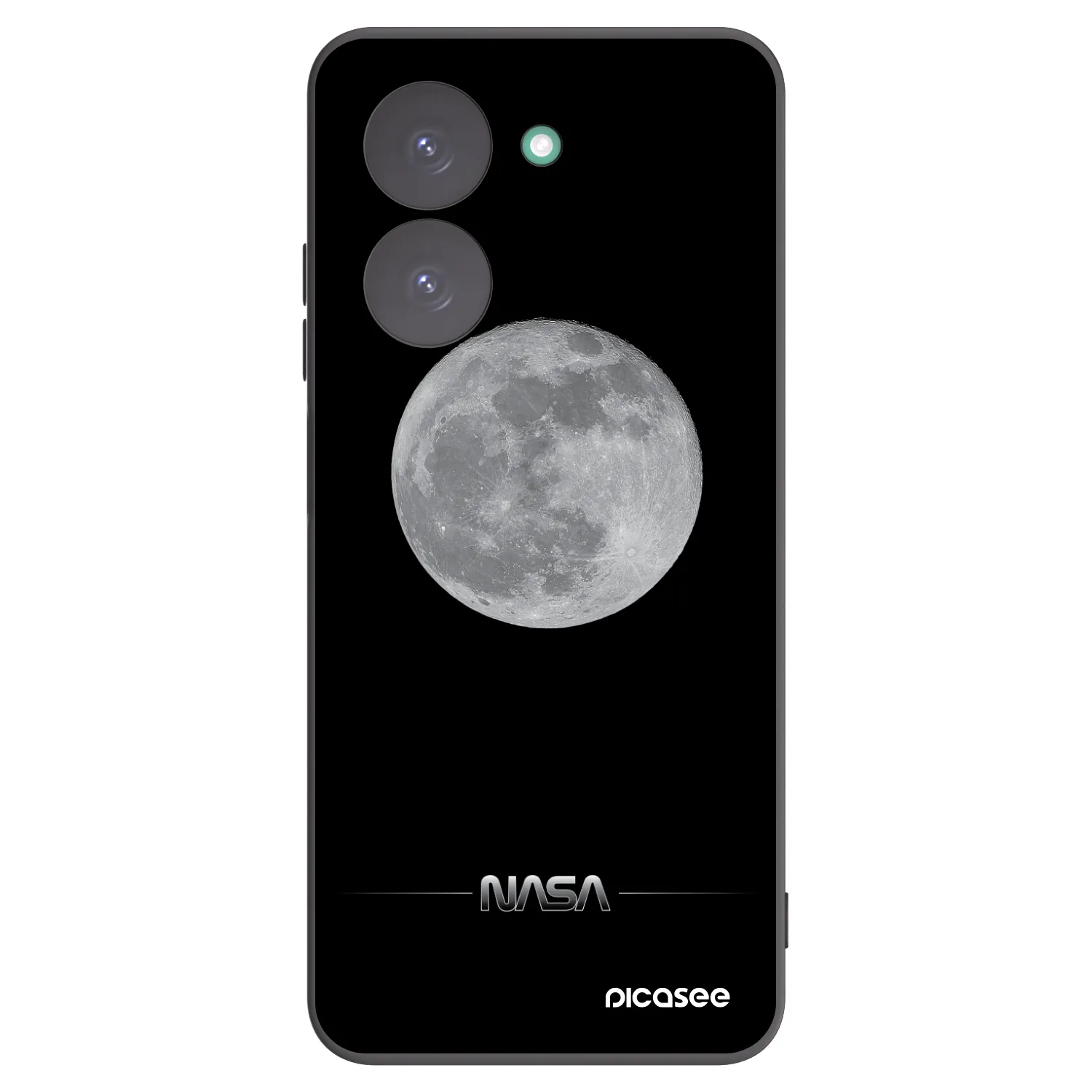 Picasee silikonski črni ovitek za Xiaomi Redmi A5 - Moon Minimal