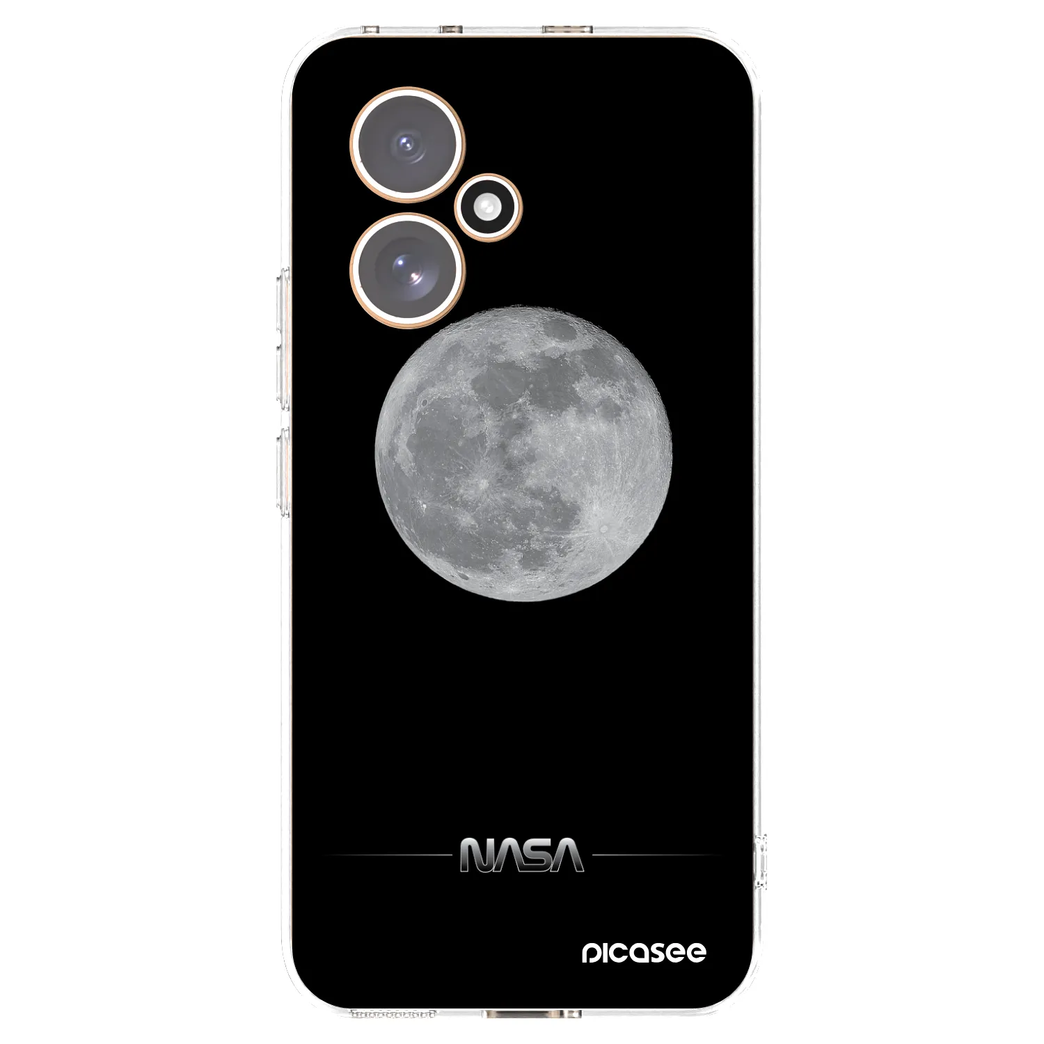 Picasee silikonski prozorni ovitek za Honor 400 5G - Moon Minimal