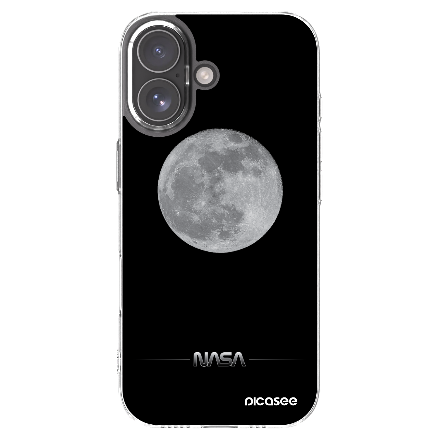 Picasee silikonski prozorni ovitek za Apple iPhone 17 - Moon Minimal