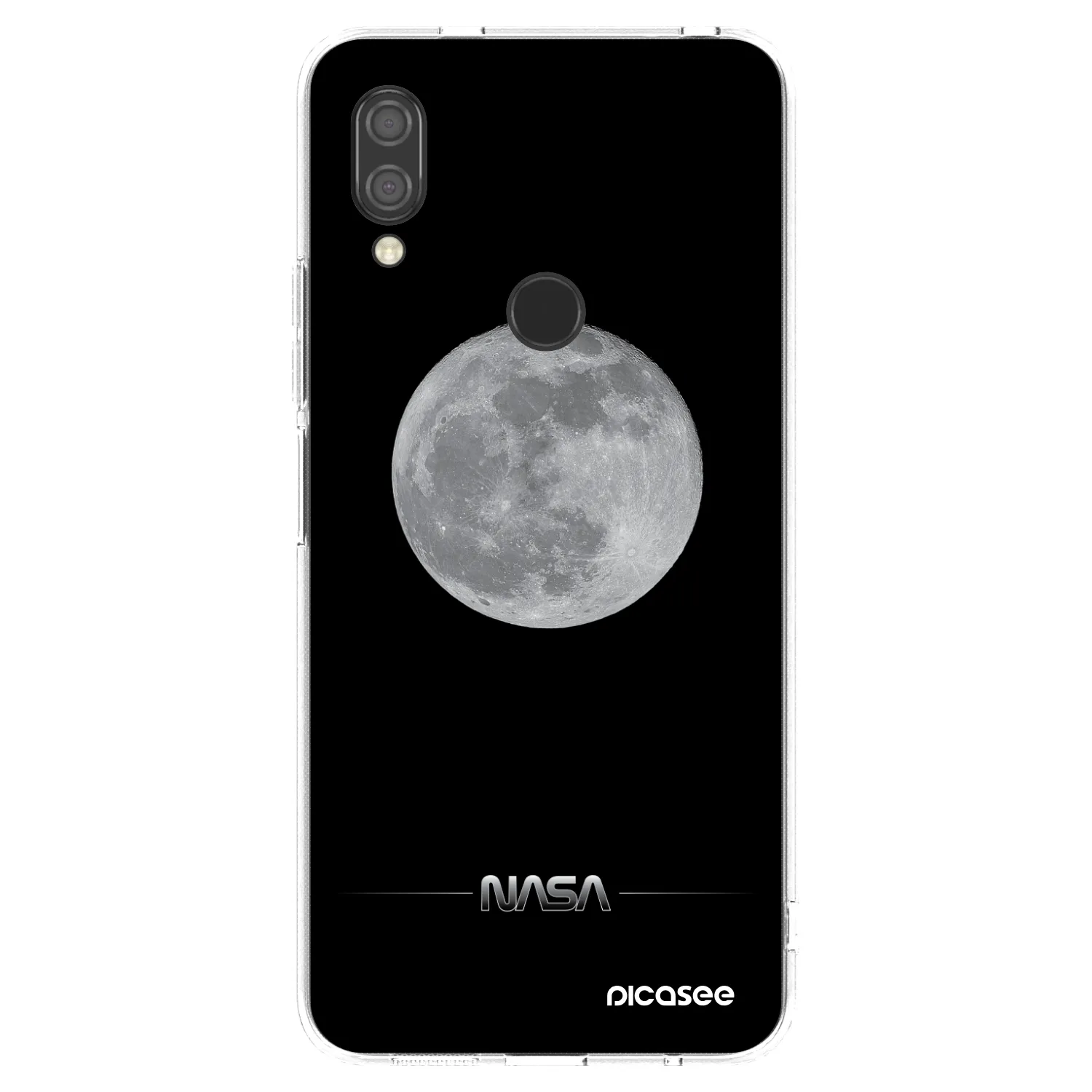 Picasee silikonski prozorni ovitek za Xiaomi Redmi 7 - Moon Minimal