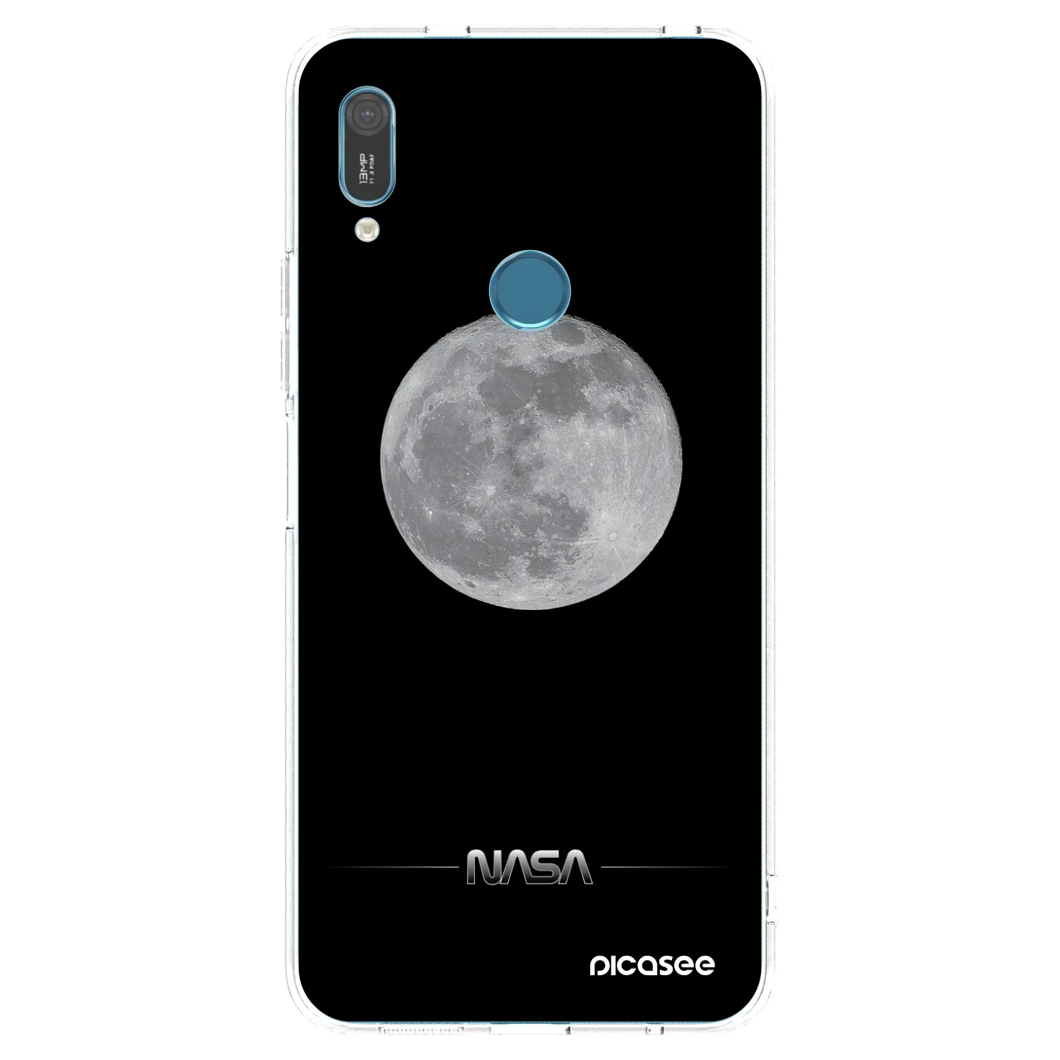 Picasee silikonski prozorni ovitek za Huawei Y6 2019 - Moon Minimal