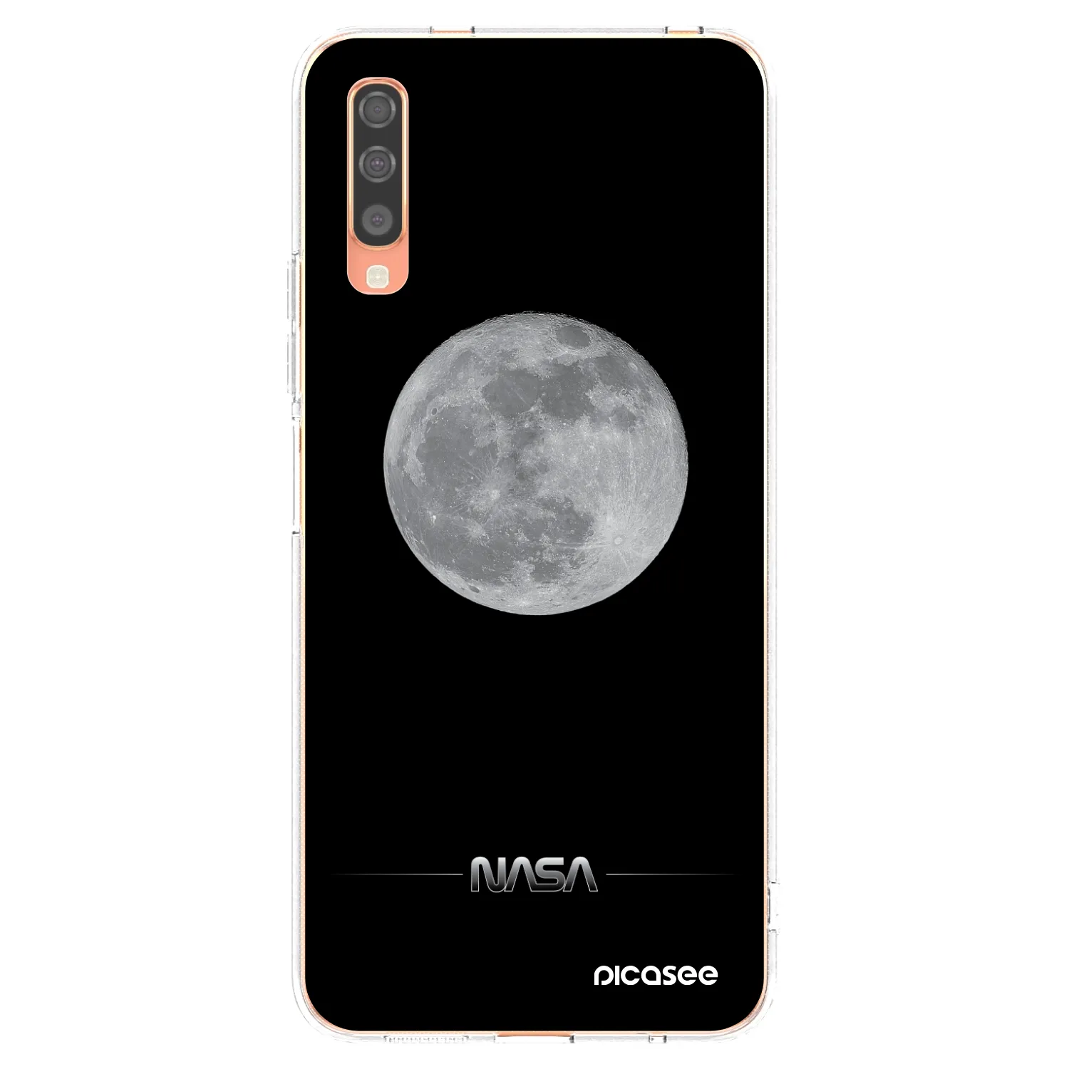 Picasee silikonski prozorni ovitek za Samsung Galaxy A70 A705F - Moon Minimal